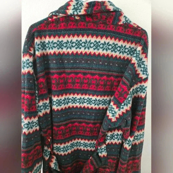 Vintage 90s Victoria Secret Country Womens Size Small Petite Southwestern Flee - Picture 4 of 8